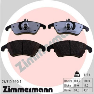ZIMMERMANN 24310.990.1 Pastillas de freno