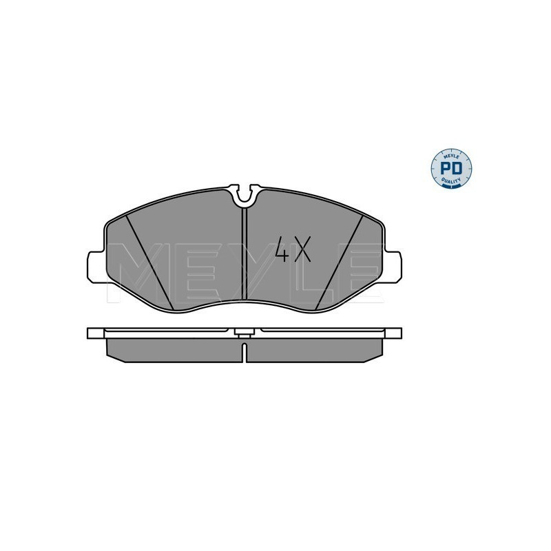 MEYLE 025 220 6221/PD Plaquettes de frein avant pour Mercedes Vito V EQV