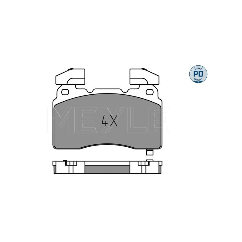 MEYLE 025 259 1516/PD Pastiglie freno anteriore per Insignia