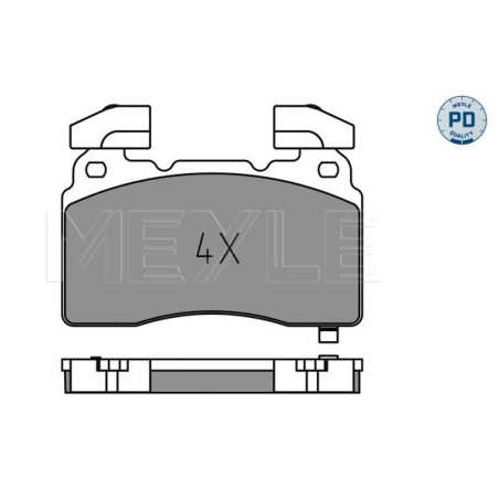 MEYLE 025 259 1516/PD Pastiglie freno anteriore per Insignia