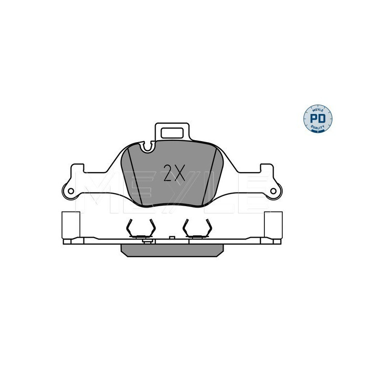 MEYLE 025 259 0018/PD Brake Pads Set Front for BMW 5 6 7 3 X4 X3 X5 X6 iX3 4