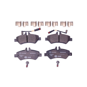 HELLA 8DB 355 005-351 Brzdové platničky Zadné pre