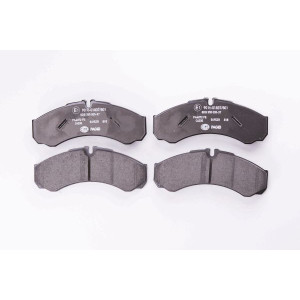 HELLA 8DB 355 005-371 Brzdové platničky Predné pre