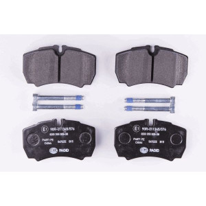 HELLA 8DB 355 005-381 Brzdové platničky Zadné pre