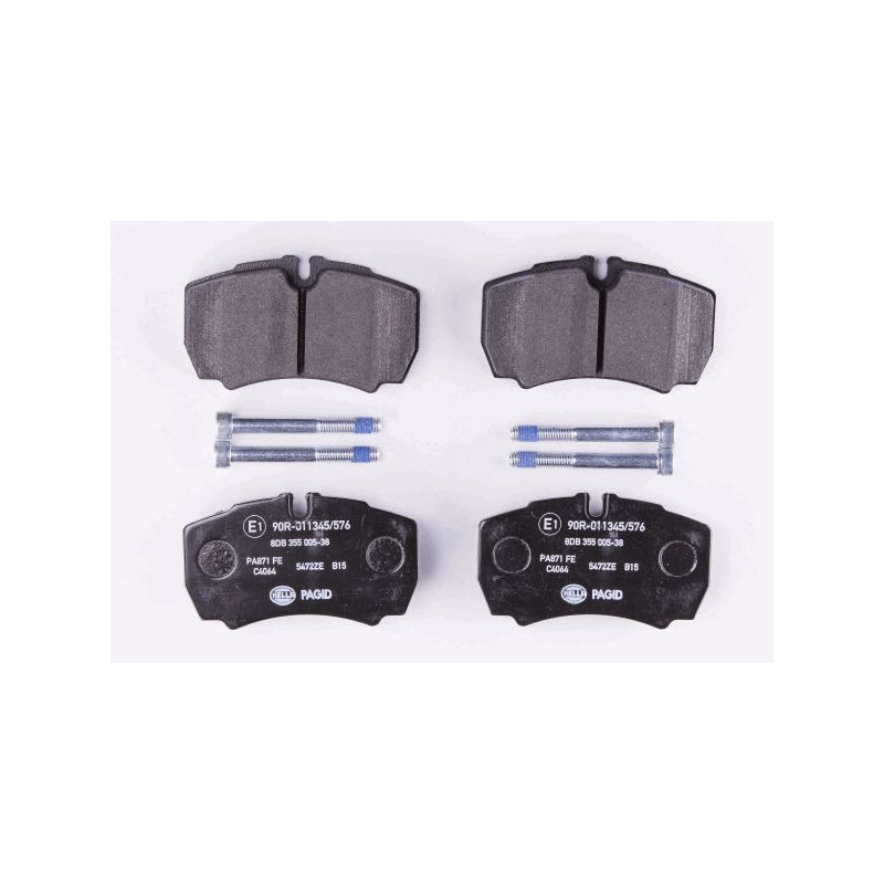 HELLA 8DB 355 005-381 Pastiglie freno Posteriore per