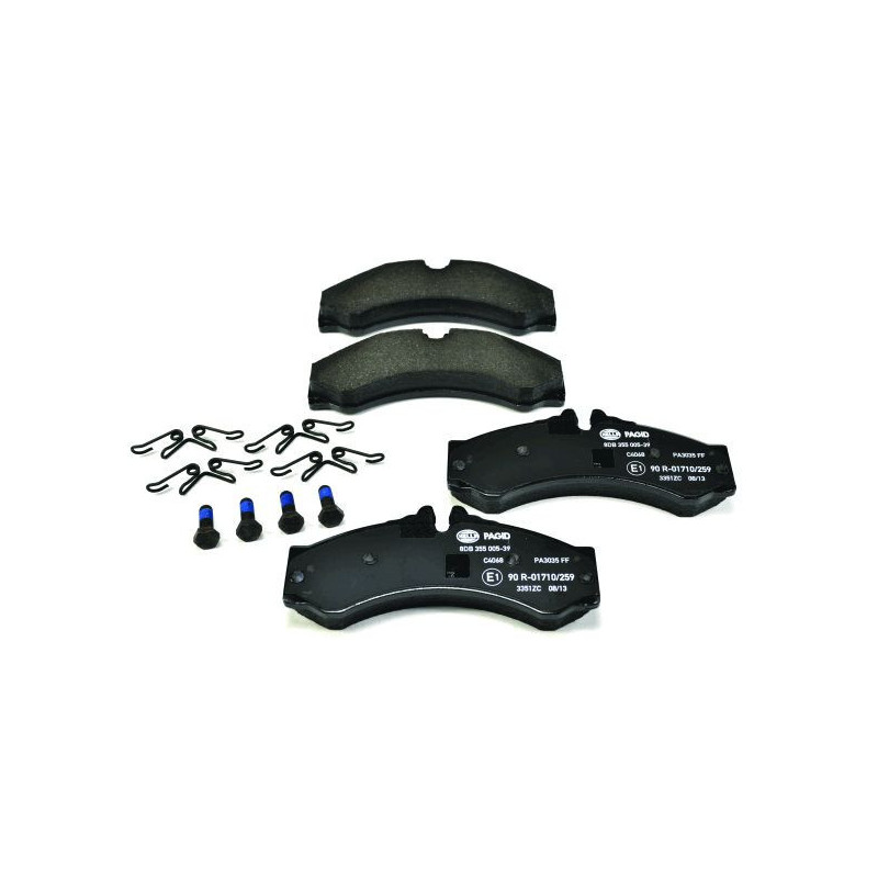 HELLA 8DB 355 005-391 Klocki hamulcowe Przód dla
