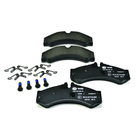 HELLA 8DB 355 005-391 Klocki hamulcowe Przód dla
