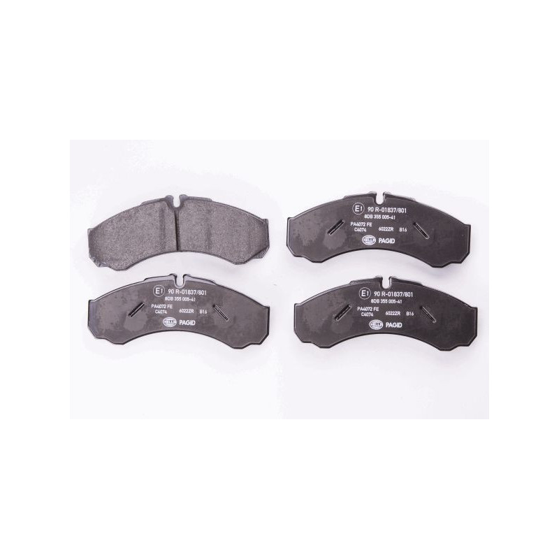 HELLA 8DB 355 005-411 Plaquettes de frein Avant pour