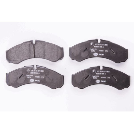 HELLA 8DB 355 005-411 Klocki hamulcowe Przód dla