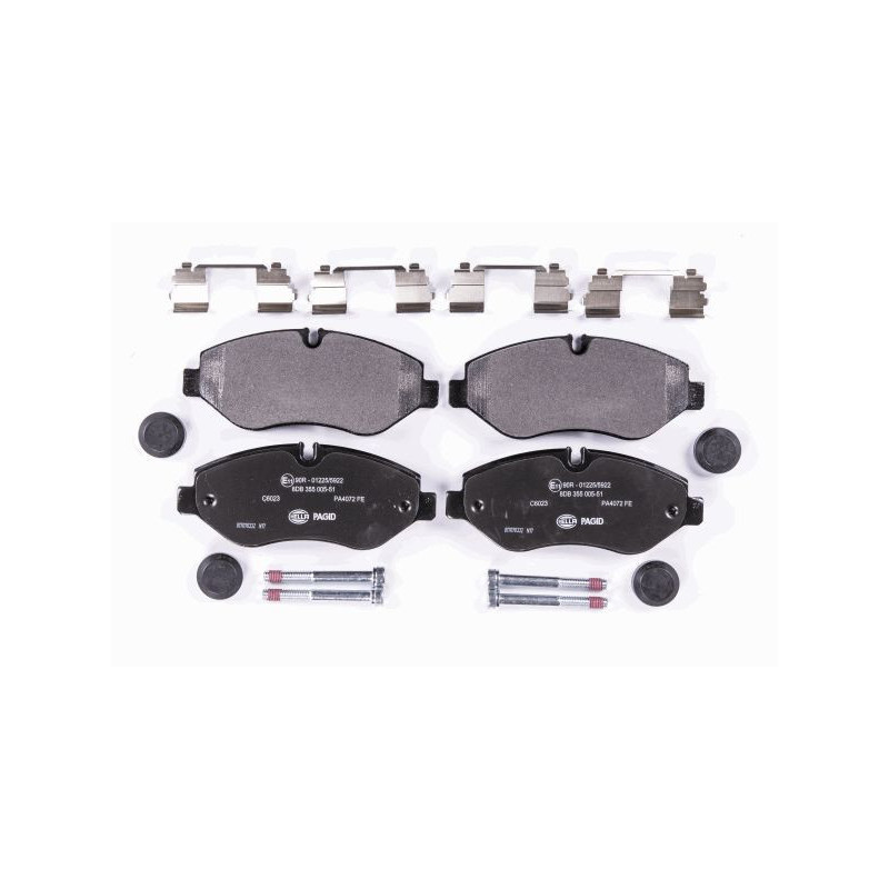 HELLA 8DB 355 005-511 Plaquettes de frein Avant pour