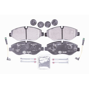 HELLA 8DB 355 005-521 Brzdové platničky Predné pre