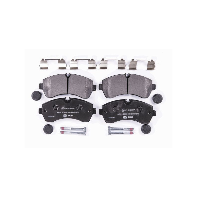 HELLA 8DB 355 005-531 Bremsbeläge Vorne für