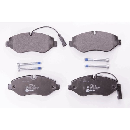 HELLA 8DB 355 005-611 Klocki hamulcowe Przód dla