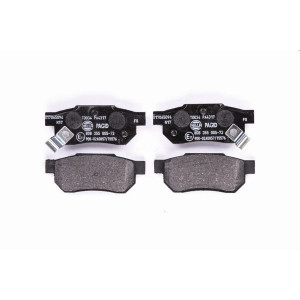 HELLA 8DB 355 005-731 Pastillas de freno Trasero para