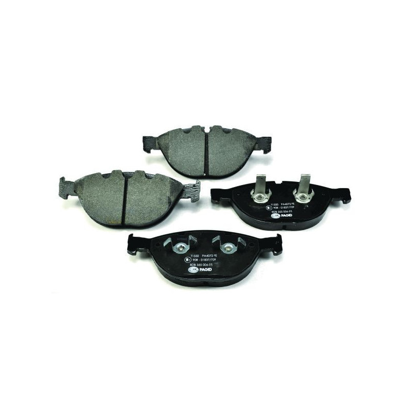 HELLA 8DB 355 006-551 Brzdové platničky Predné pre