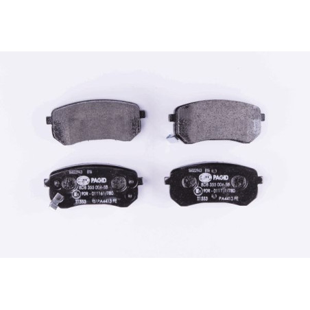 HELLA 8DB 355 006-581 Bremsbeläge Hinten für