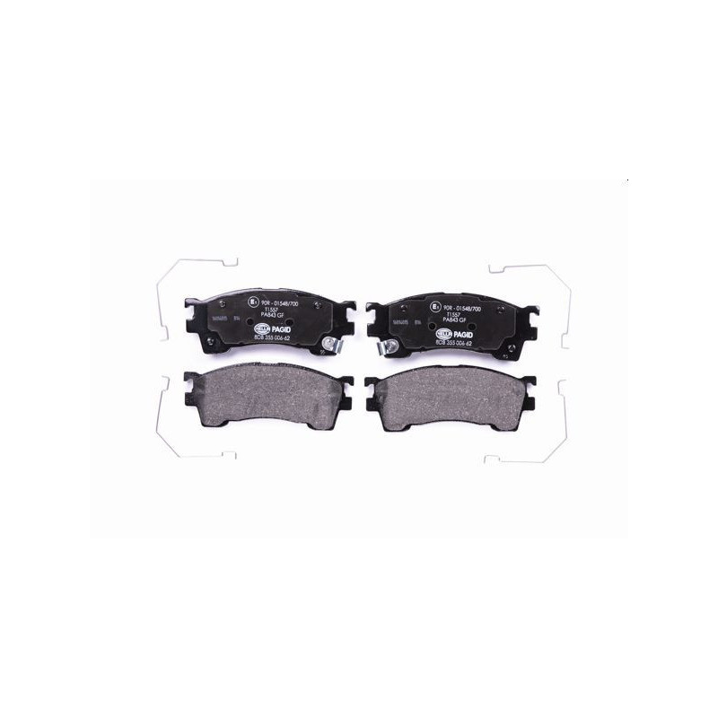 HELLA 8DB 355 006-621 Plaquettes de frein Avant pour