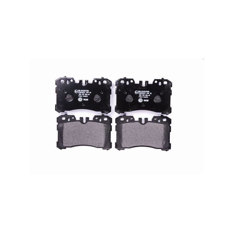 HELLA 8DB 355 006-661 Pastillas de freno Delantero para