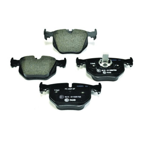 HELLA 8DB 355 006-691 Brzdové platničky Zadné pre