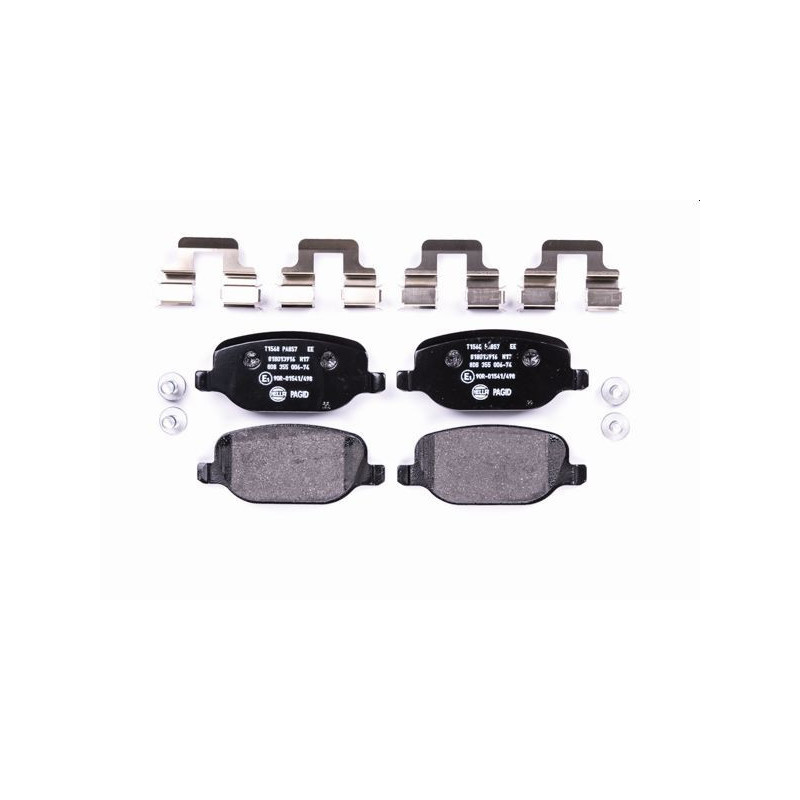 HELLA 8DB 355 006-741 Pastillas de freno Trasero para