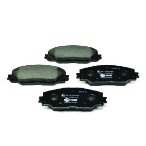 HELLA 8DB 355 006-871 Brzdové platničky Predné pre
