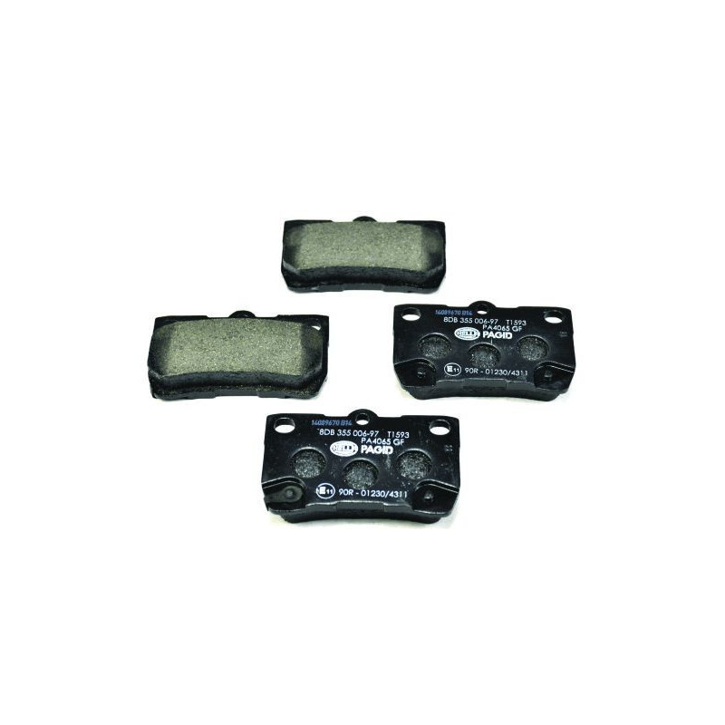 HELLA 8DB 355 006-971 Klocki hamulcowe Tył dla