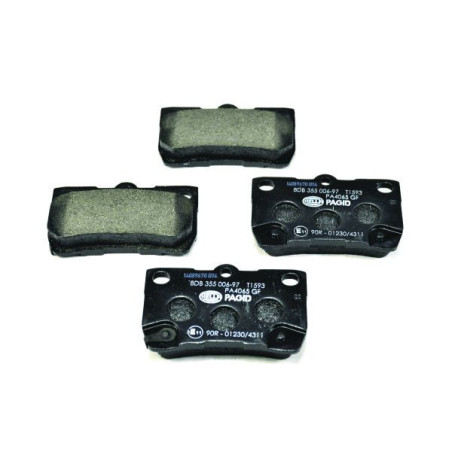 HELLA 8DB 355 006-971 Brake Pads Set Rear for