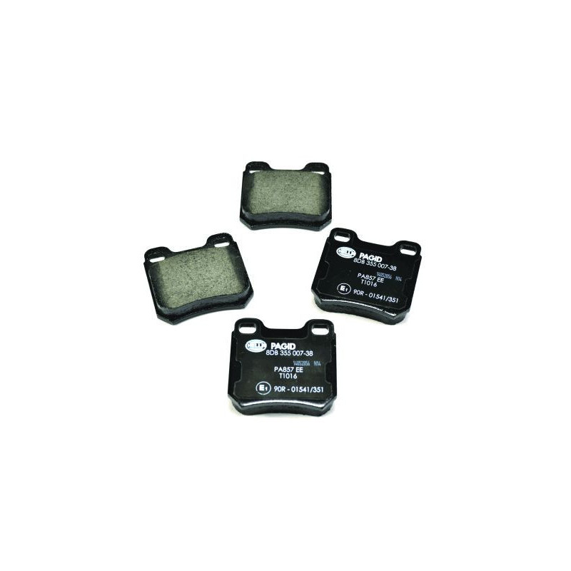 HELLA 8DB 355 007-381 Plaquettes de frein Arrière pour