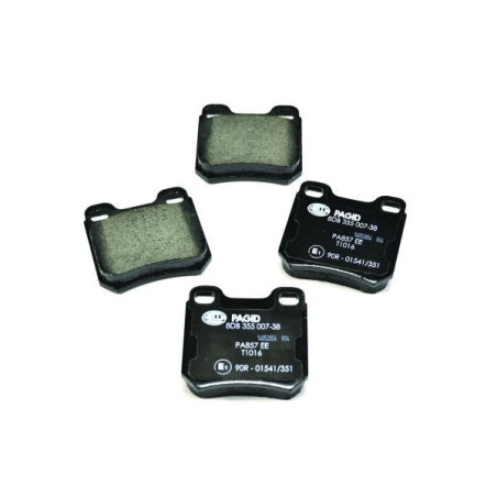 HELLA 8DB 355 007-381 Brake Pads Set Rear for
