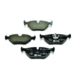 HELLA 8DB 355 007-421 Brzdové platničky Zadné pre