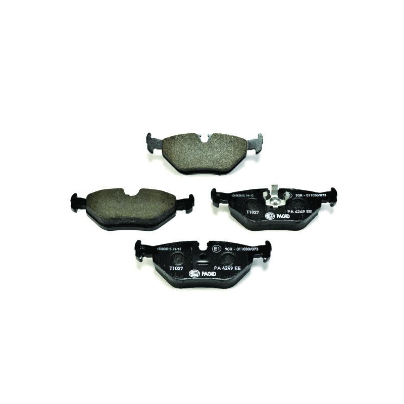 HELLA 8DB 355 007-421 Brake Pads Set Rear for