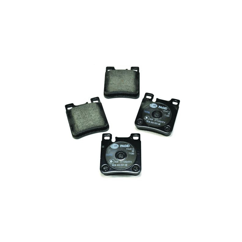 HELLA 8DB 355 007-581 Brake Pads Set Rear for