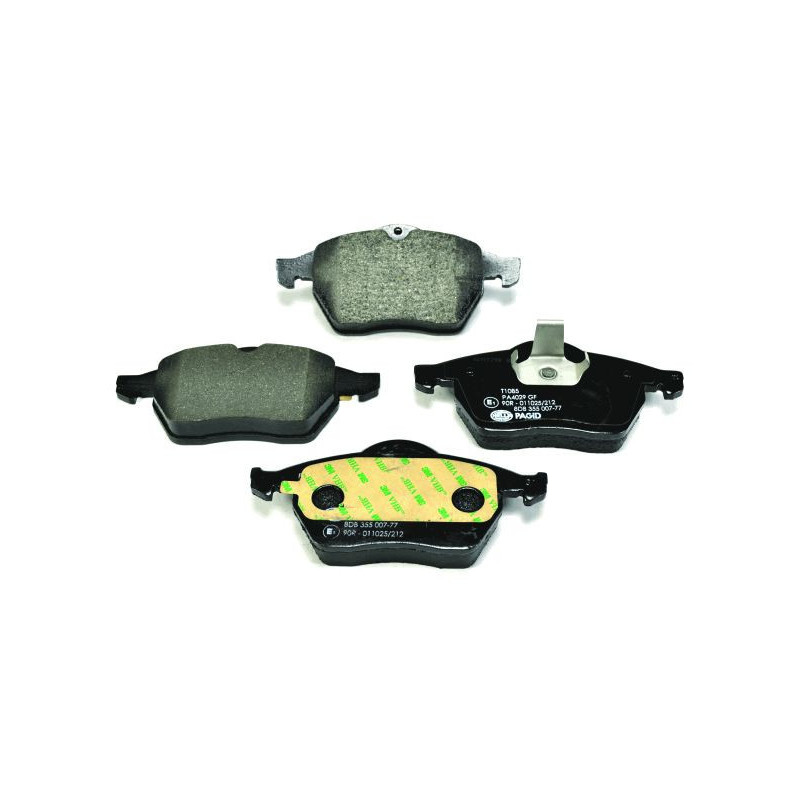 HELLA 8DB 355 007-771 Pastillas de freno Delantero para