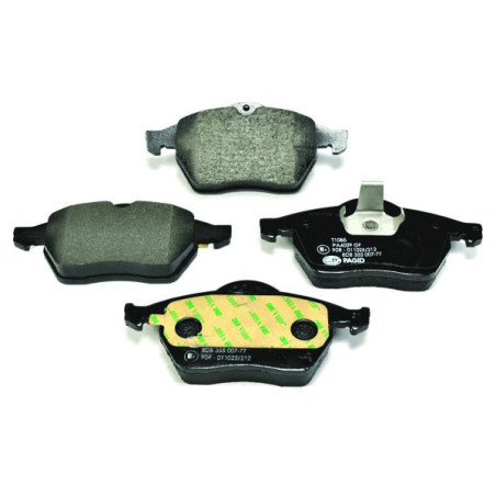 HELLA 8DB 355 007-771 Brzdové platničky Predné pre