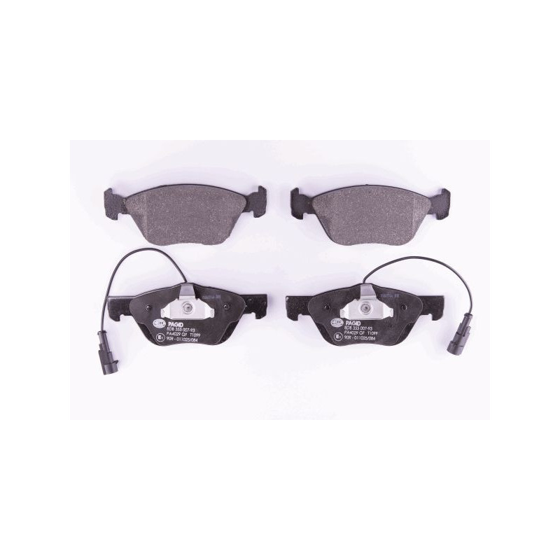 HELLA 8DB 355 007-931 Brake Pads Set Front for