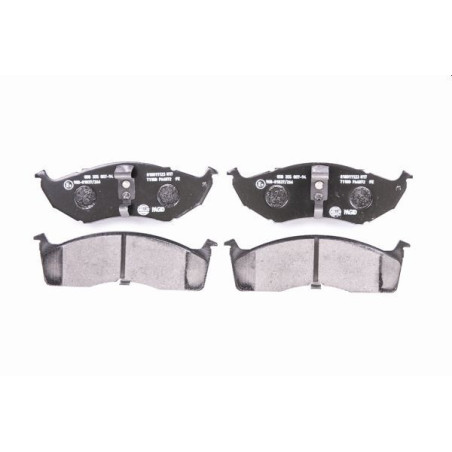 HELLA 8DB 355 007-941 Brzdové platničky Predné pre