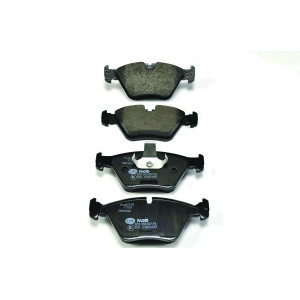 HELLA 8DB 355 007-961 Brzdové platničky Predné pre