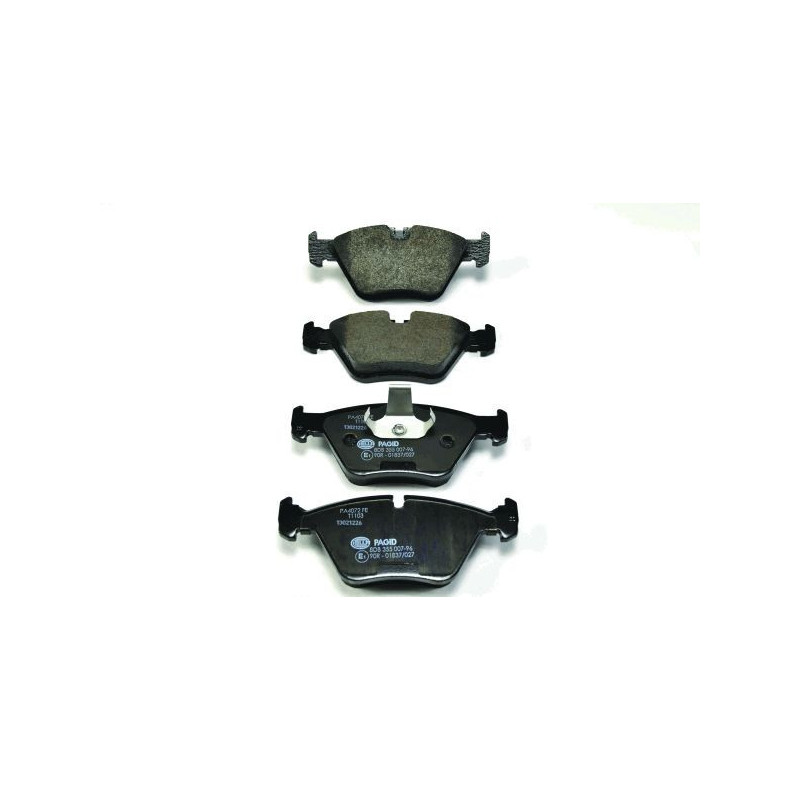 HELLA 8DB 355 007-961 Klocki hamulcowe Przód dla
