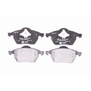 HELLA 8DB 355 008-001 Brzdové platničky Predné pre