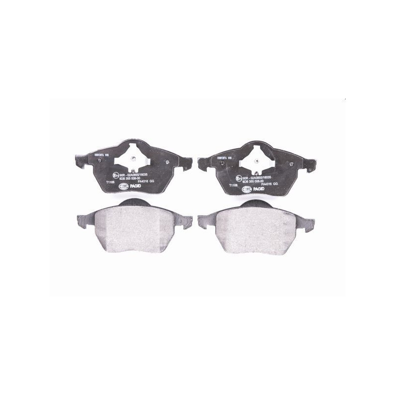 HELLA 8DB 355 008-001 Brake Pads Set Front for