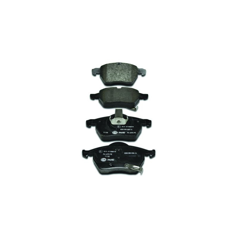 HELLA 8DB 355 008-141 Klocki hamulcowe Przód dla