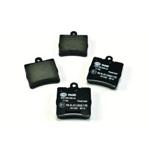 HELLA 8DB 355 008-461 Brzdové platničky Zadné pre