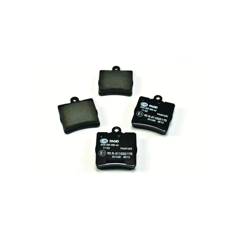 HELLA 8DB 355 008-461 Plaquettes de frein Arrière pour