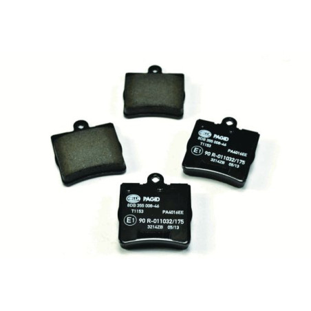 HELLA 8DB 355 008-461 Pastillas de freno Trasero para