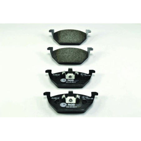 HELLA 8DB 355 008-591 Brzdové platničky Predné pre