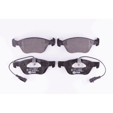 HELLA 8DB 355 008-611 Brzdové platničky Predné pre