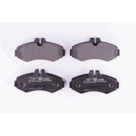 HELLA 8DB 355 008-631 Plaquettes de frein Avant pour