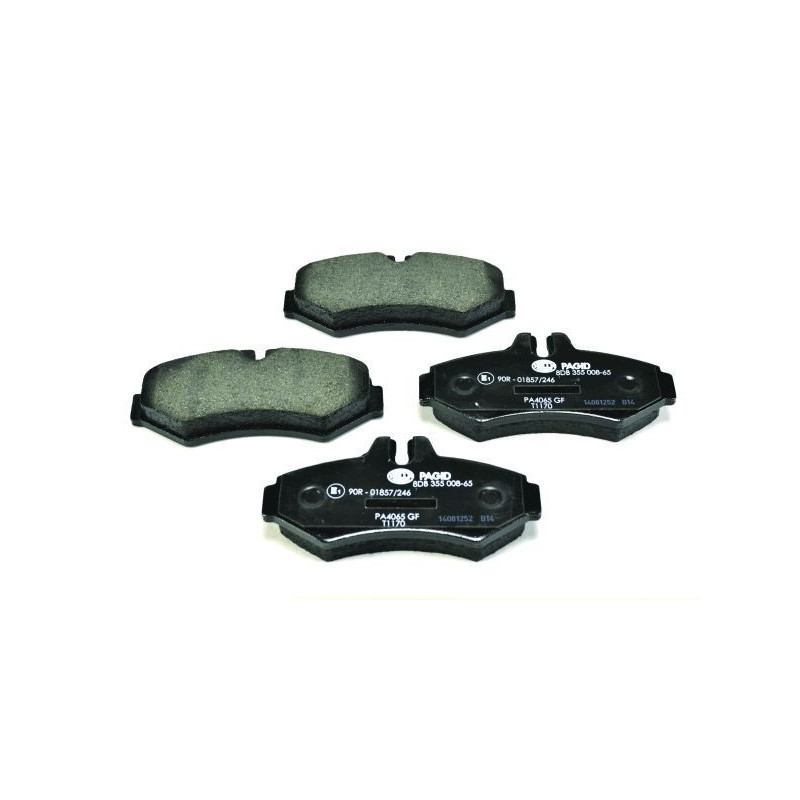 HELLA 8DB 355 008-651 Pastillas de freno Trasero para