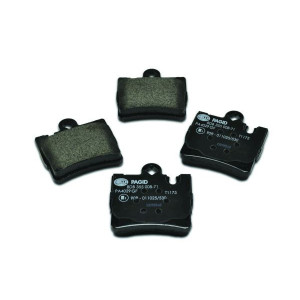 HELLA 8DB 355 008-711 Pastillas de freno Trasero para