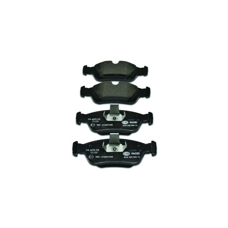 HELLA 8DB 355 008-741 Plaquettes de frein Avant pour